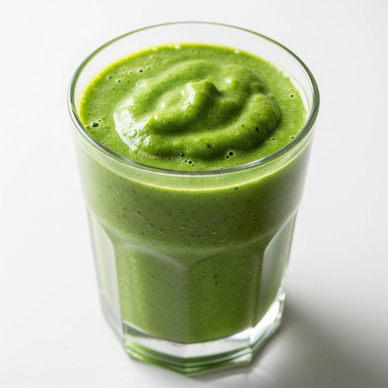 Green Smoothie with Microgreens & Banana